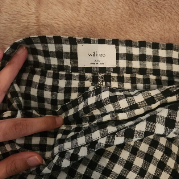 Aritzia wilfred 100% linen skirt xxs - Picture 2 of 4